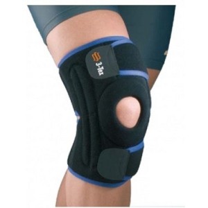 Orione 4119 ginocchiera apribile doppia chiusura nera unica