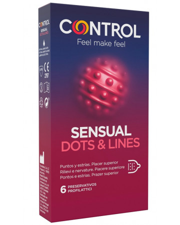 Control sensual dots&lines 6pz Control sensual dots&lines 6pz