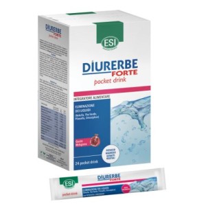 Diurerbe forte pocket drink melograno 24 x 20 ml