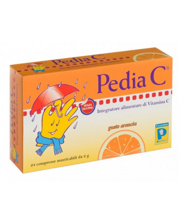 Pedia c arancia 24 compresse mastic Pedia c arancia 24 compresse mastic