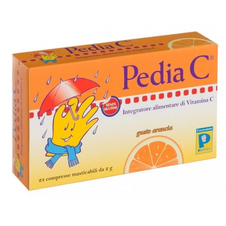Pedia c arancia 24 compresse mastic