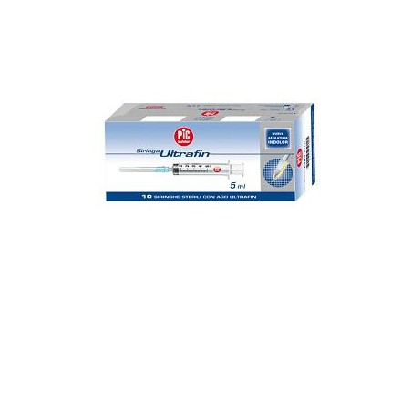 Siringa pic sterile monouso capacita' 2,5ml con ago gauge14 10 pezzi
