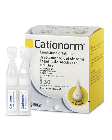 Cationorm gocce 30 fiale monodose da 0,4 ml