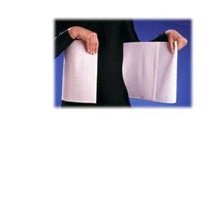 Orione 3030 fascia regolabile millerighe int spugna cotone h cm28 bianco l