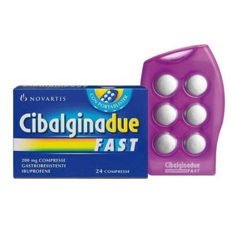 Cibalgina due fast 200 mg compresse gastroresistenti Cibalgina due fast 200 mg compresse gastroresistenti