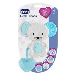 Chicco massaggiagengive friends azzurro