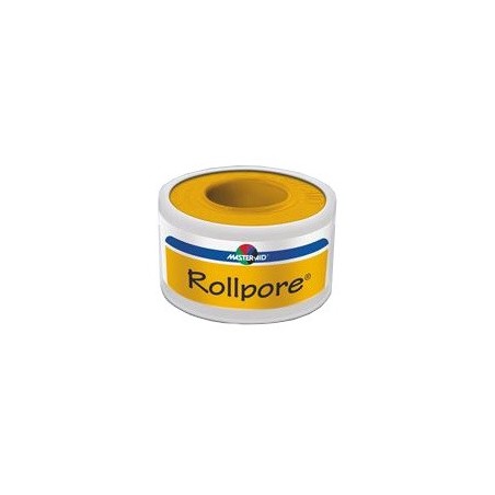 Cerotto in rocchetto master-aid rollpore tessuto non tessuto 5x2,5