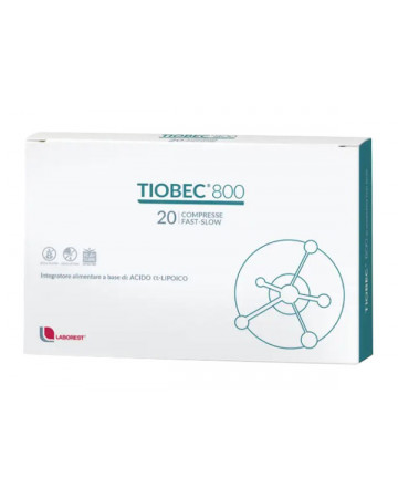 Tiobec 800 20 compresse fast-slow 32 g