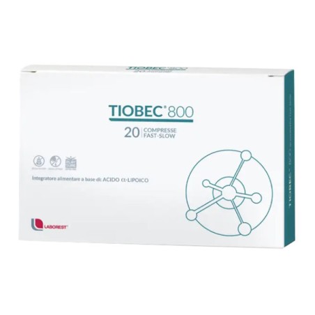 Tiobec 800 20 compresse fast-slow 32 g