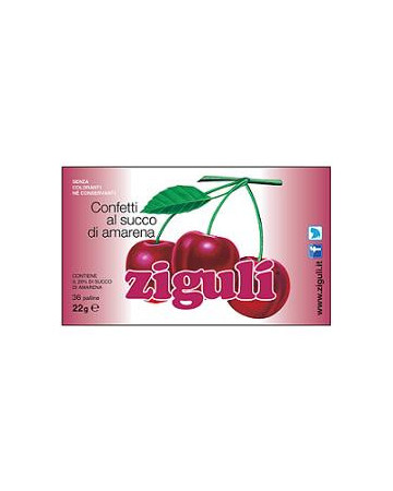 Ziguli amarena 36palline 22g