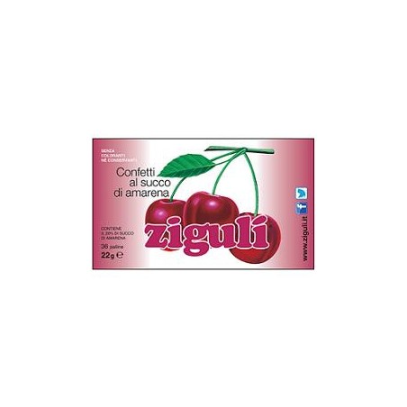 Ziguli amarena 36palline 22g