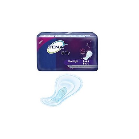 Pannolone sagomato tena lady maxi night 12 pezzi