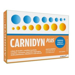 Carnidyn plus 20 bustine da 5 g gusto arancia