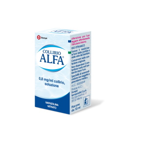 Collirio alfa decongestionante 0,8 mg/ml collirio, soluzione