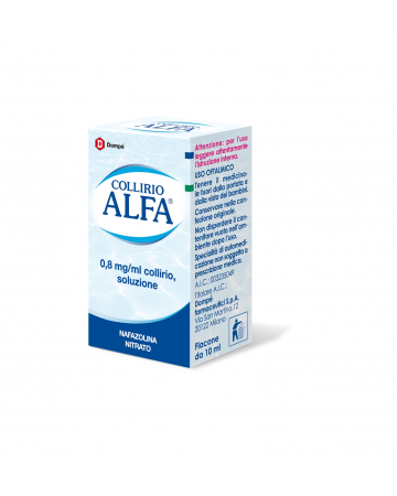 Collirio alfa decongestionante 0,8 mg/ml collirio, soluzione