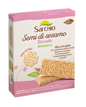Barrette semi di sesamo 4x20g Barrette semi di sesamo 4x20g