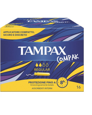 Tampax compak regular 16pz