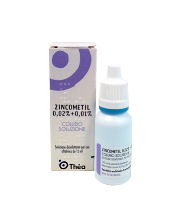 Zincometil 0,02%+0,01% collirio, soluzione