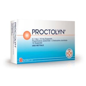 Proctolyn*10supp 0,1mg+10mg
