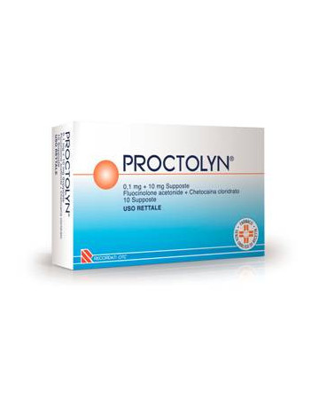 Proctolyn*10supp 0,1mg+10mg