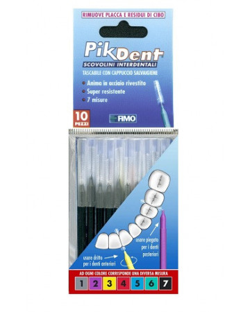Pikdent stuzzicolino 7 ne 10pz