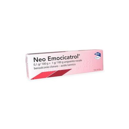 Neo-emocicatrol 1mg/g + 20 mg/g unguento nasale