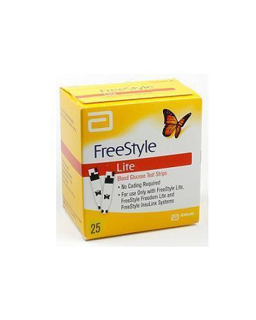 Freestyle lite glicemia 25str Freestyle lite glicemia 25str