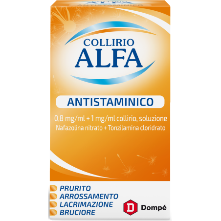 Collirio alfa antistaminico 0,8 mg/ml + 1 mg/ml collirio, soluzione