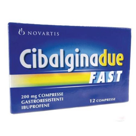 Cibalgina due fast 200 mg compresse gastroresistenti Cibalgina due fast 200 mg compresse gastroresistenti