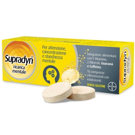 Supradyn ricarica mentale10 compresse Supradyn ricarica mentale10 compresse
