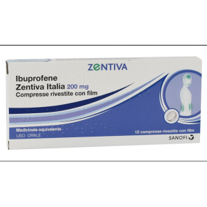 Ibuprofene zentiva italia 200 mg compresse rivestite con film