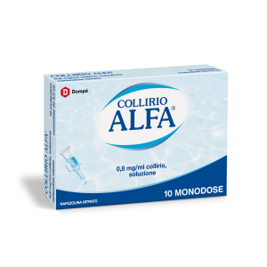 Collirio alfa decongestionante 0,8 mg/ml collirio, soluzione