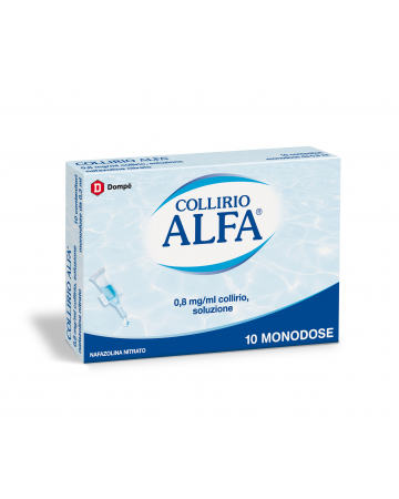 Collirio alfa decongestionante 0,8 mg/ml collirio, soluzione