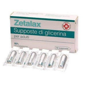 Zetalax adulti 18 supposte 2,25g
