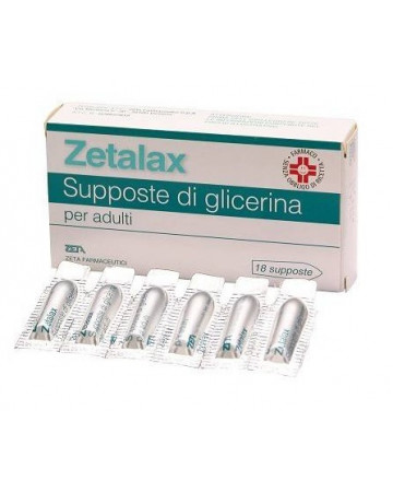 Zetalax adulti 18 supposte 2,25g