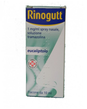 Rinogutt 1 mg/ml spray nasale, soluzione con eucaliptolo - flacone da 10 ml