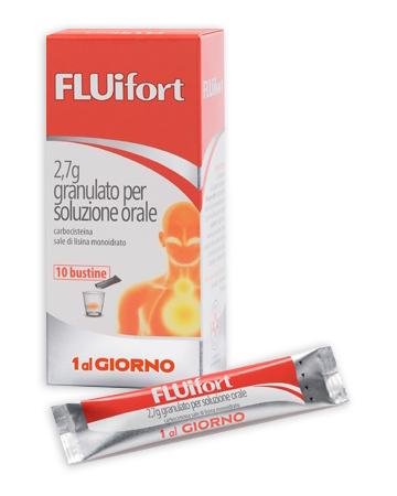 Fluifort 2,7 g granulato per soluzione orale