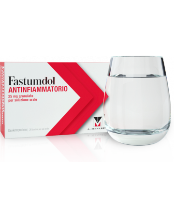 Fastumdol antinfiammatorio 25 mg granulato per soluzione orale