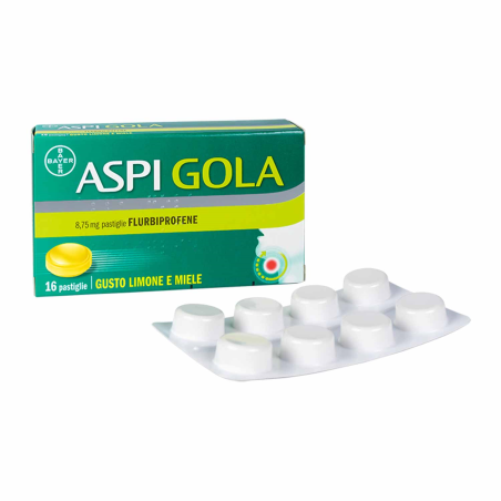 Aspi gola 8,75 mg pastiglie gusto limone e miele