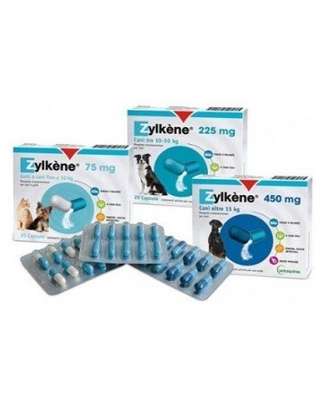 Zylkene cani/gatti 20 capsule da 75 mg Zylkene cani/gatti 20 capsule da 75 mg