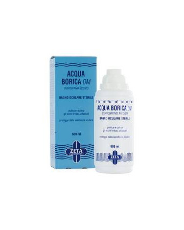 Acqua borica per bagno oculare sterile 500 ml