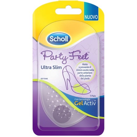Plantare con cuscinetto party feet gel activ ultra slim 1 apio