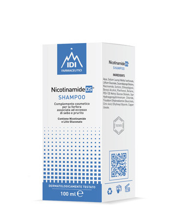 Nicotinamide ds shampoo senza profumo 100 ml