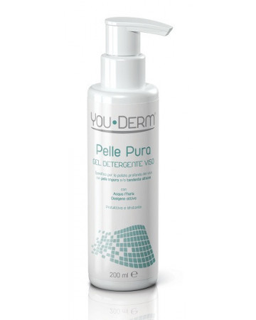 Youderm pelle pura gel detergente viso 200 ml