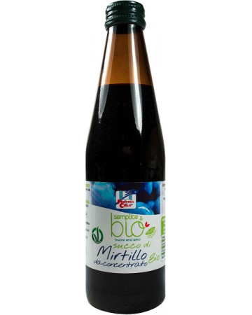 Fsc succo di mirtillo da concentrato bio senza zuccheri aggiunti 330 ml
