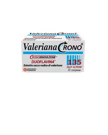 Valeriana crono 135 con duoflavina fast action 30 compresse