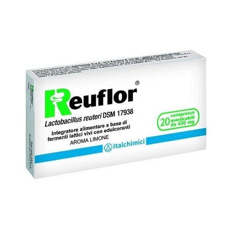 Reuflor 20 compresse masticabili aroma limone
