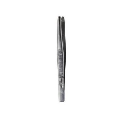 Pinzetta inox morso tondo
