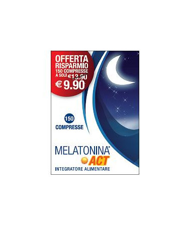 Melatonina act 1mg 150 compresse