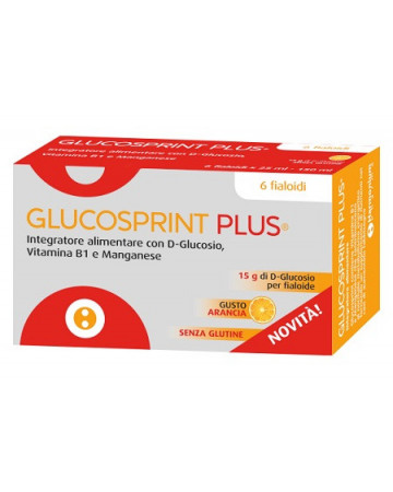 Glucosprint plus arancia 6 fialoidi da 25 ml